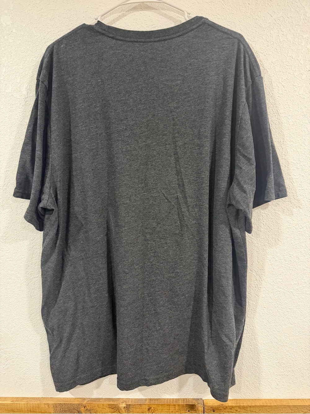 Wrangler Charcoal Short-Sleeve Tee with American Flag Longhorn - Picture 2 of 4